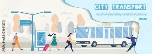 City Municipal Transport Company Vector Website