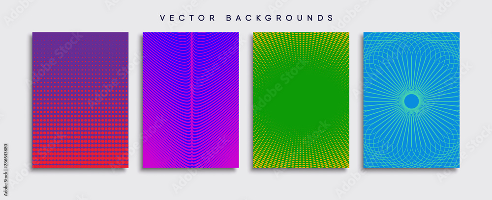 Minimal Vector cover designs. Future Poster template.