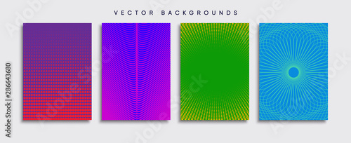 Obraz na płótnie Minimal Vector cover designs. Future Poster template. w salonie