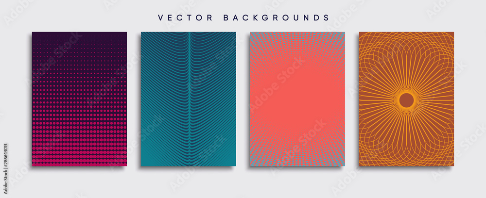 Minimal Vector cover designs. Future Poster template.