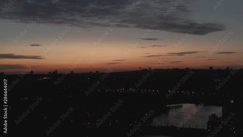 The River Seine in Paris, France while sunset The River Seine in Paris, France while sunset
