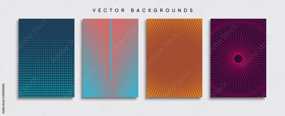 Minimal Vector cover designs. Future Poster template.
