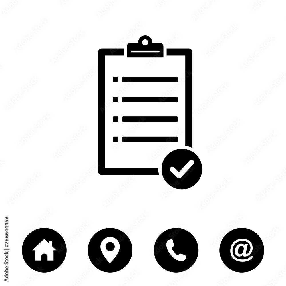 Clipboard icon Symbol vector, Clipboard sign vector Clipboard icon Symbol vector, Clipboard sign vector