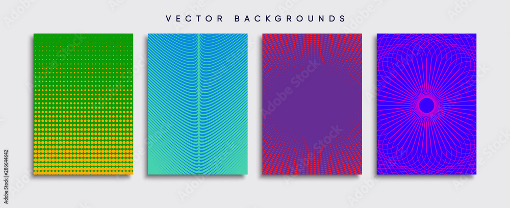 Minimal Vector cover designs. Future Poster template.