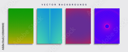 Obraz na płótnie Minimal Vector cover designs. Future Poster template. w salonie