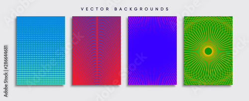 Obraz na płótnie Minimal Vector cover designs. Future Poster template. w salonie