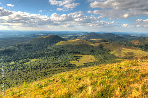 Panorama from the Puy de Dome, France © mehdi33300