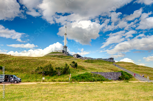 Panorama from the Puy de Dome, France