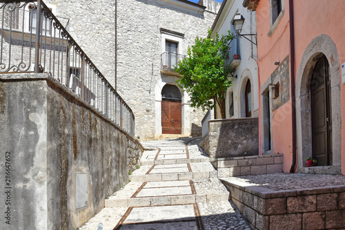 Fototapeta Naklejka Na Ścianę i Meble -  A day of vacation in San Lorenzello, a small Italian village