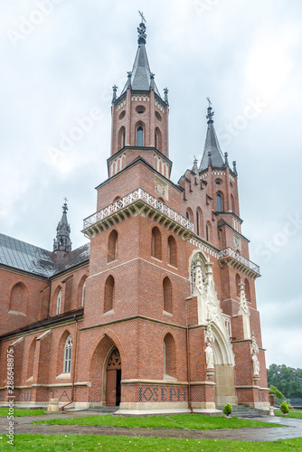 View at the Church of Assumption of St. Mary in Rzepiennik Biskupi village - Poland