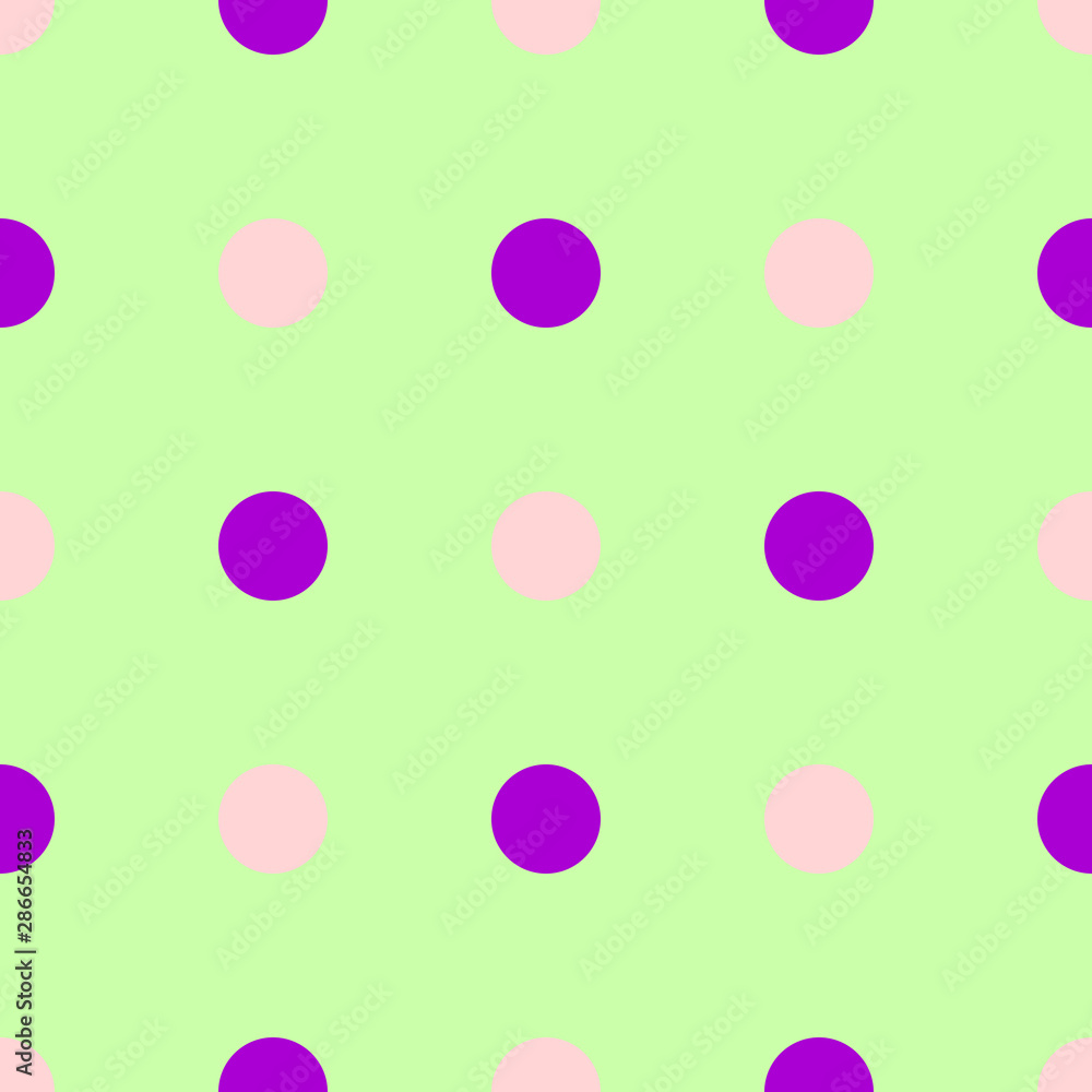 seamless pattern with polka dots, green background seamless pattern with polka dots, green background