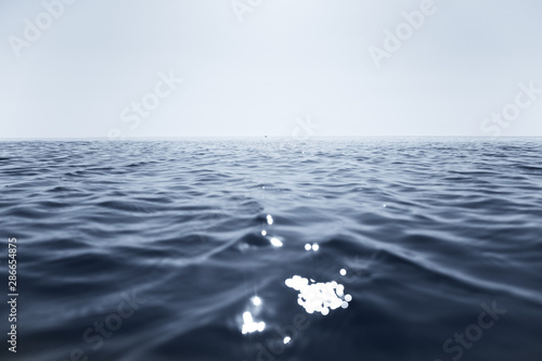 Photography Blue Baltic sea in nice summer day.