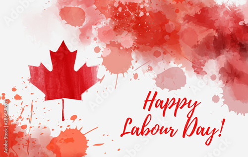 Happy Labour day  in Canada photo