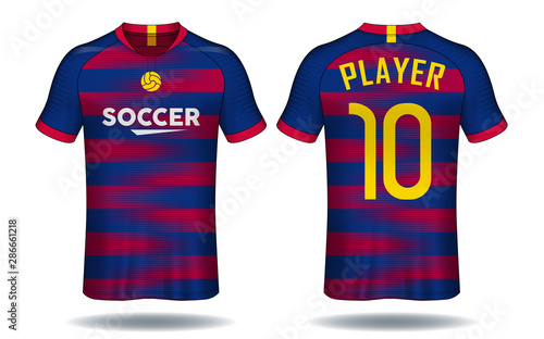 Soccer jersey template.sport t-shirt design.	