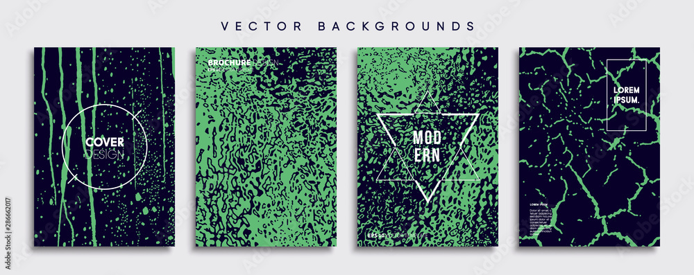 Minimal Vector cover designs. Future Poster template.