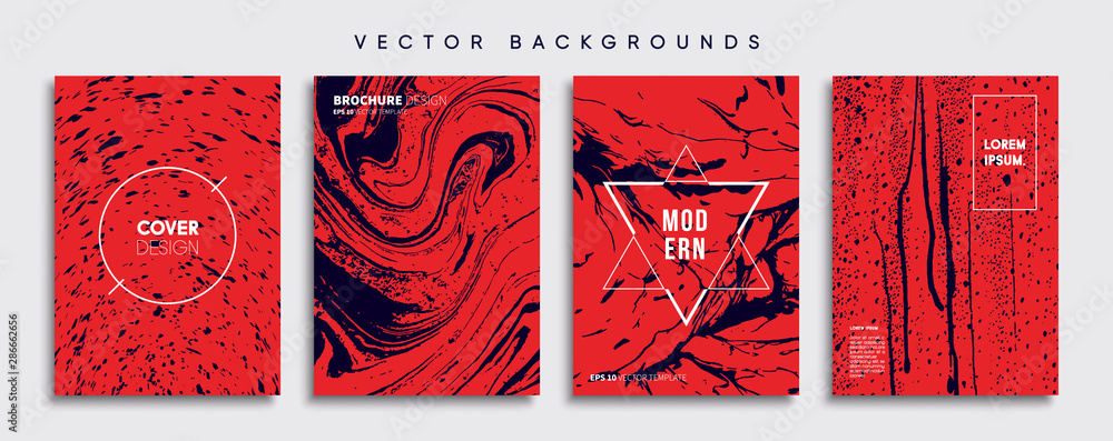 Minimal Vector cover designs. Future Poster template.