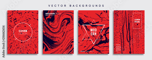 Minimal Vector cover designs. Future Poster template.