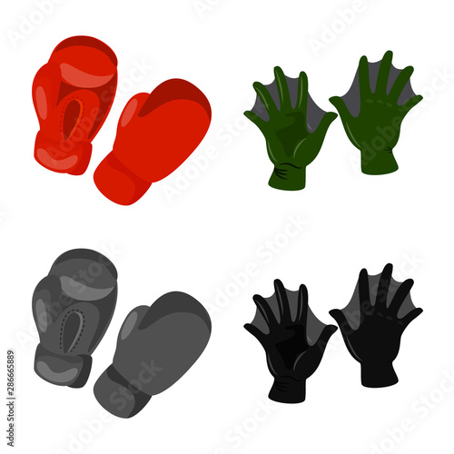 Isolated object of silhouette and safety sign. Collection of silhouette and comfort vector icon for stock.