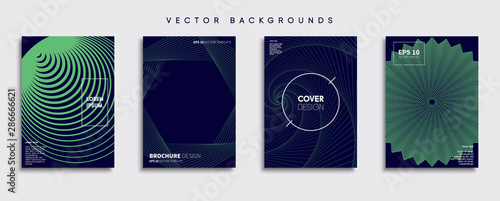 Minimal Vector cover designs. Future Poster template.