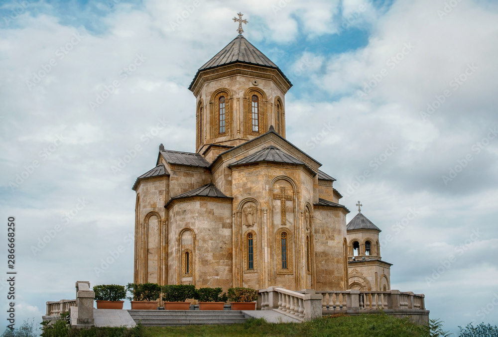 Batumi. View of Holy Trinity monastery, also known as Sameba Church.