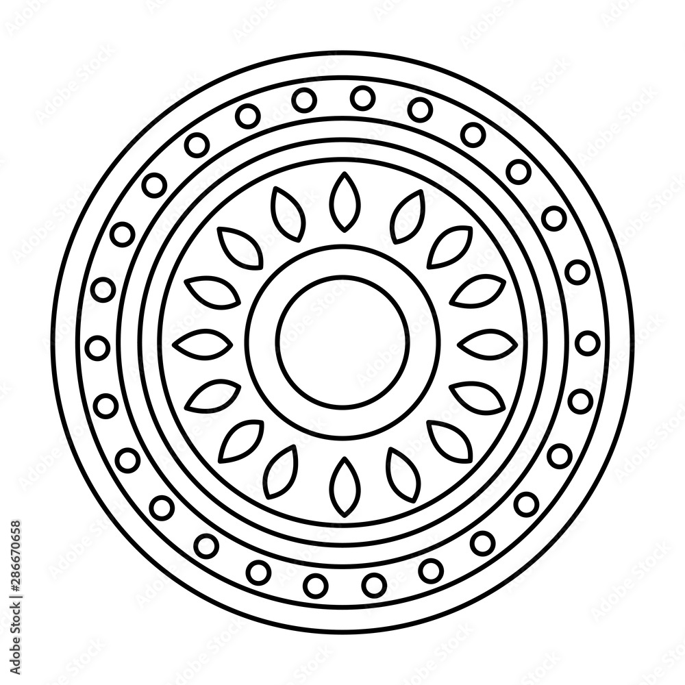 Mandale of bohemic and ornament concept Mandale of bohemic and ornament concept
