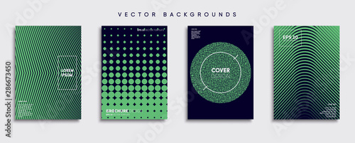 Obraz na płótnie Minimal Vector cover designs. Future Poster template. w salonie