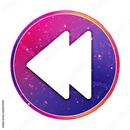 Free Download Jump backward icon creative trendy colorful round button illustration - GFXLoad
