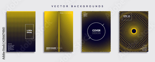 Minimal Vector cover designs. Future Poster template.