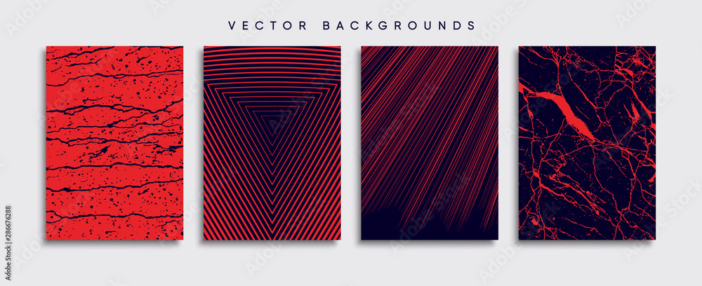 Minimal Vector cover designs. Future Poster template.