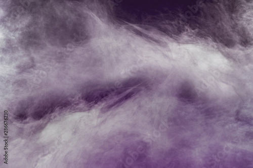 spectacular abstract white smoke isolated color purple background