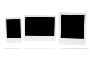 Instants photo isolated on a background