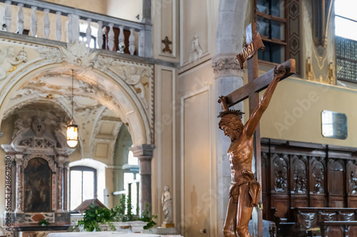 Gorizia s Cathedral dedicated to Patron Saints Hilary and Tatian.  Italy