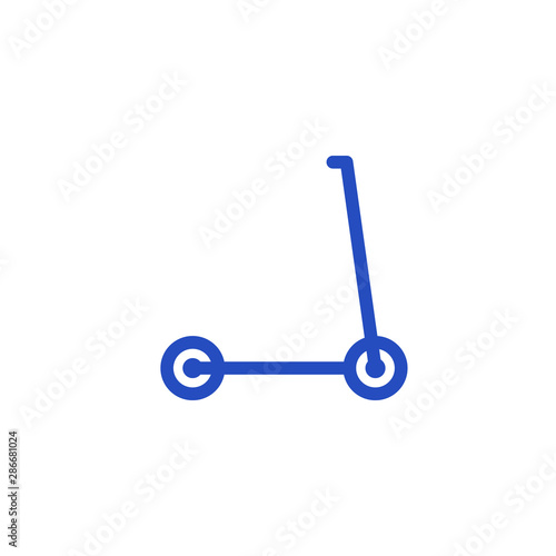 kick scooter icon, vector design