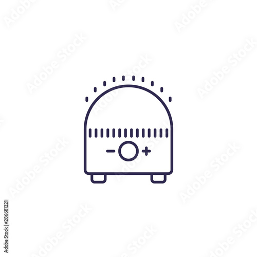 air humidifier vector line icon