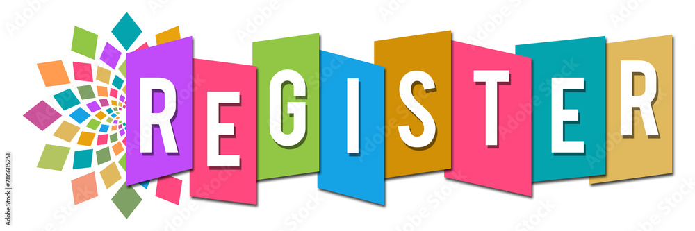 Register Circular Professional Colorful Register Circular Professional Colorful