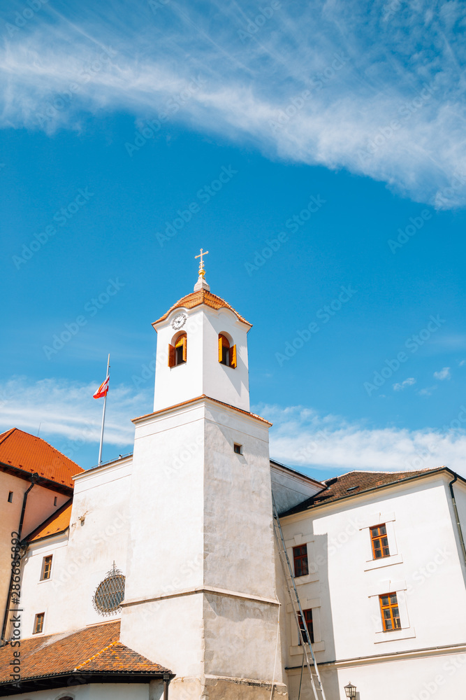 Fototapeta premium Spilberk Castle historic building in Brno, Czech Republic