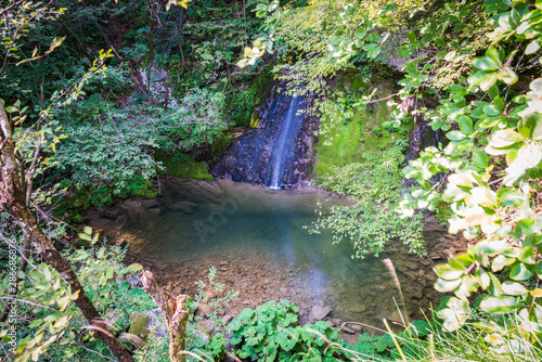 Horrid and waterfalls of the Boncic. Taipana. Udine, Friuli. Italy photo