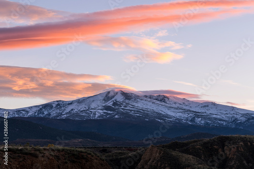 End of the World, Spectacular panorama of the deserts of Granada In Guadix (Spain)