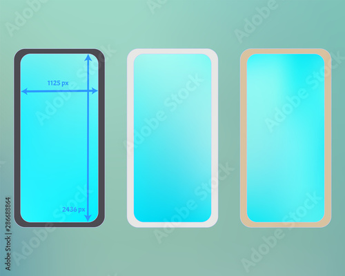 Mesh, cyan colored phone backgrounds kit.