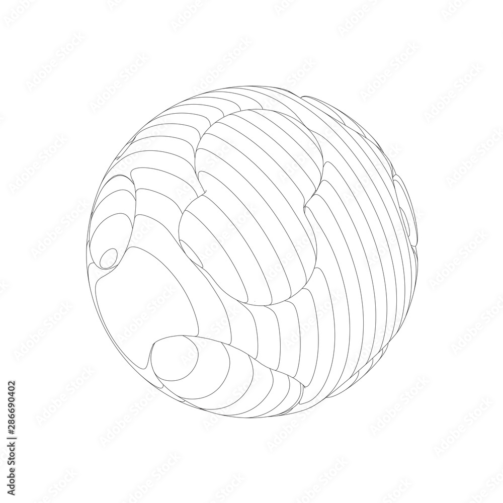 Wireframe mesh objects. Network line, HUD design sphere. Abstract 3d object. Isolated on white background Wireframe mesh objects. Network line, HUD design sphere. Abstract 3d object. Isolated on white background