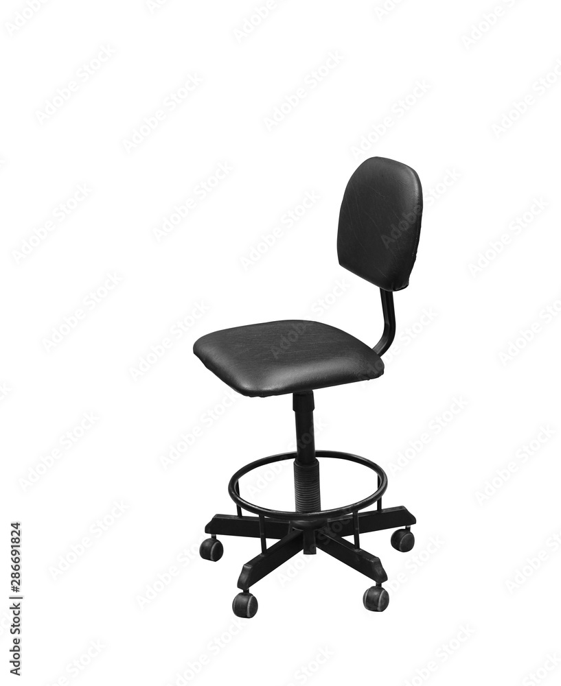 Modern black office chair isolated on white background, This has clipping path. Modern black office chair isolated on white background, This has clipping path.