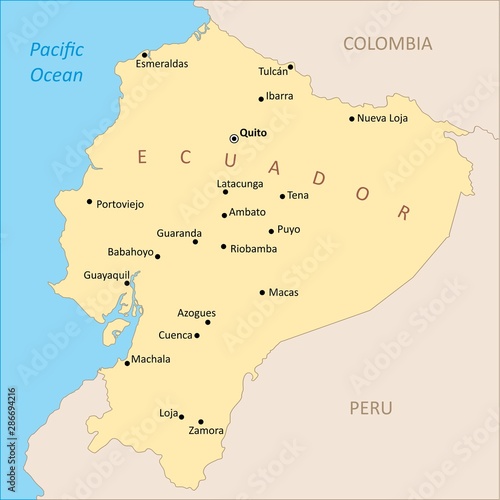 Ecuador region map