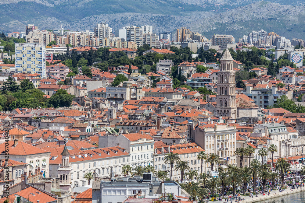 Croatia. City overview from above.