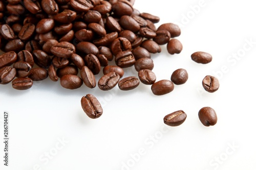 Coffee beans - isolated image