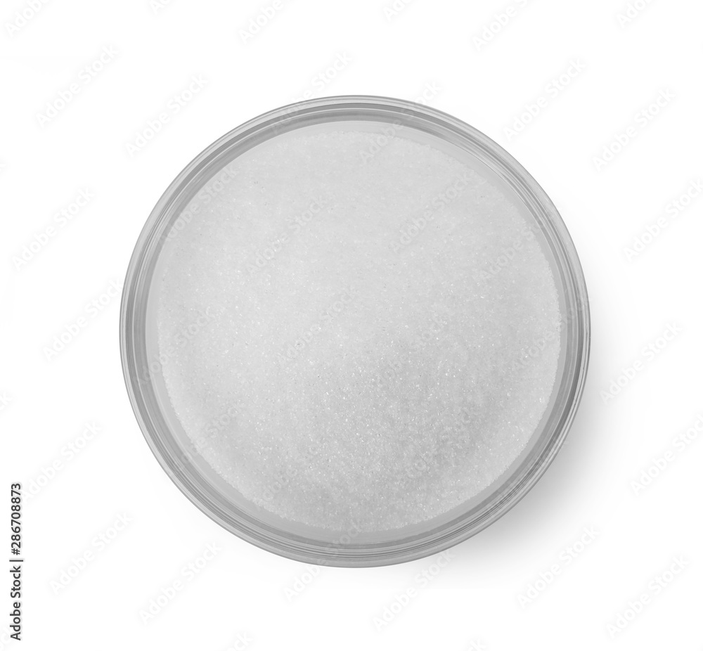 sugar isolated on white background. sugar isolated on white background.