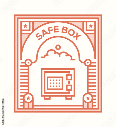 SAFE BOX ICON CONCEPT © relif