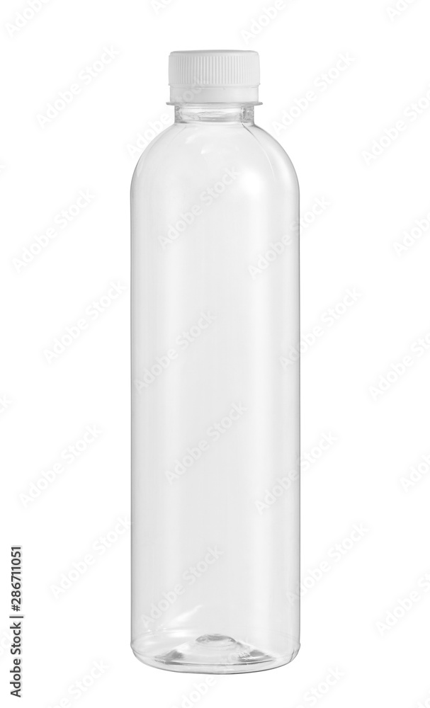 Plastic water bottle disposable (with clipping path) isolated on white background Plastic water bottle disposable (with clipping path) isolated on white background