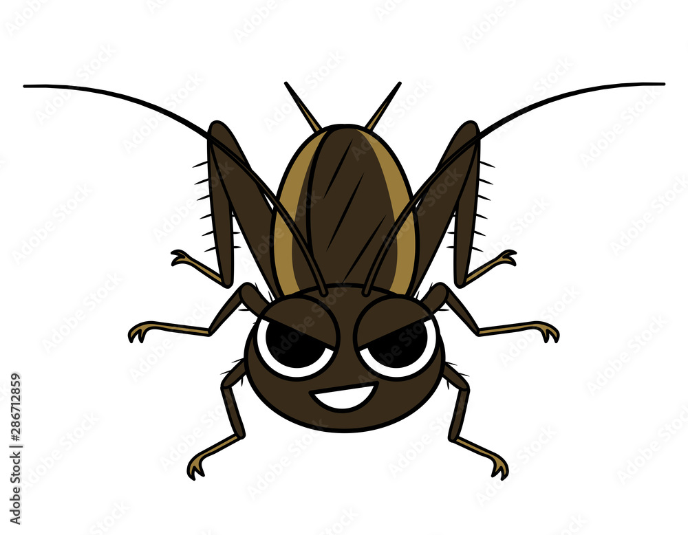 コオロギ キャラクター イラスト クリップアート Stock Illustration Adobe Stock コオロギ キャラクター イラスト クリップアート Stock Illustration Adobe Stock
