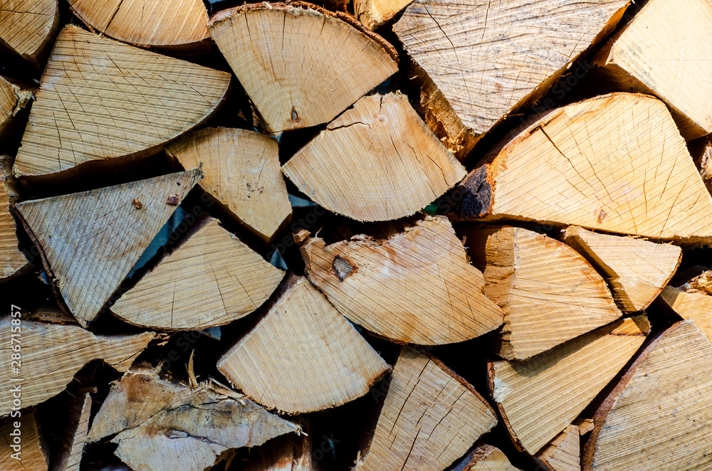 Close up of a Pile of Firewood Close up of a Pile of Firewood