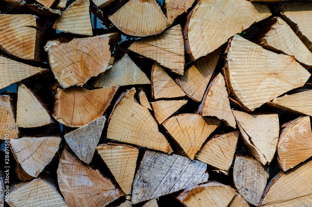 Close up of a Pile of Firewood Close up of a Pile of Firewood